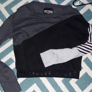 V.S sport halter long sleeve light sweater